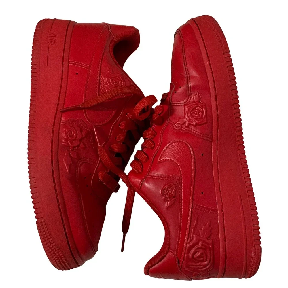 Nike Air Force 1 07 Low Valentines Day Red Roses HF2016-600 Womens Shoes Size 8